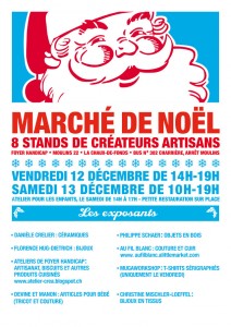 Flyer Marché de Noël 2014